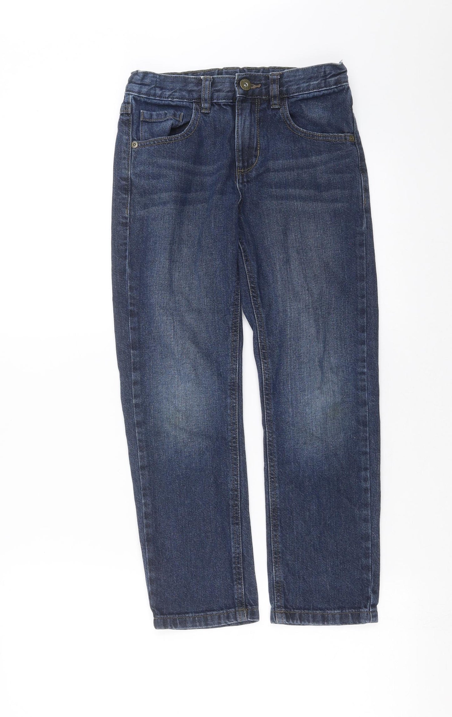 F&F Boys Blue  Denim Straight Jeans Size 8-9 Years