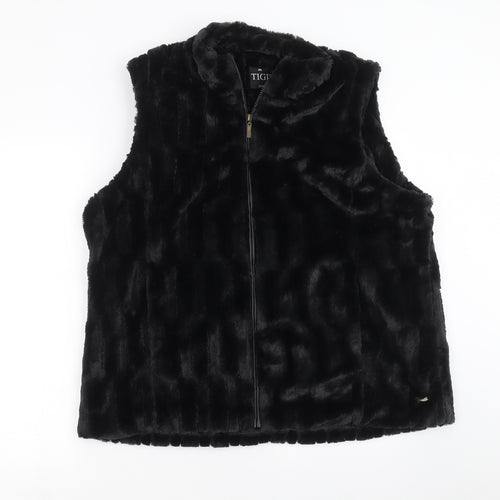 TIGI Womens Black   Gilet Jacket Size 22