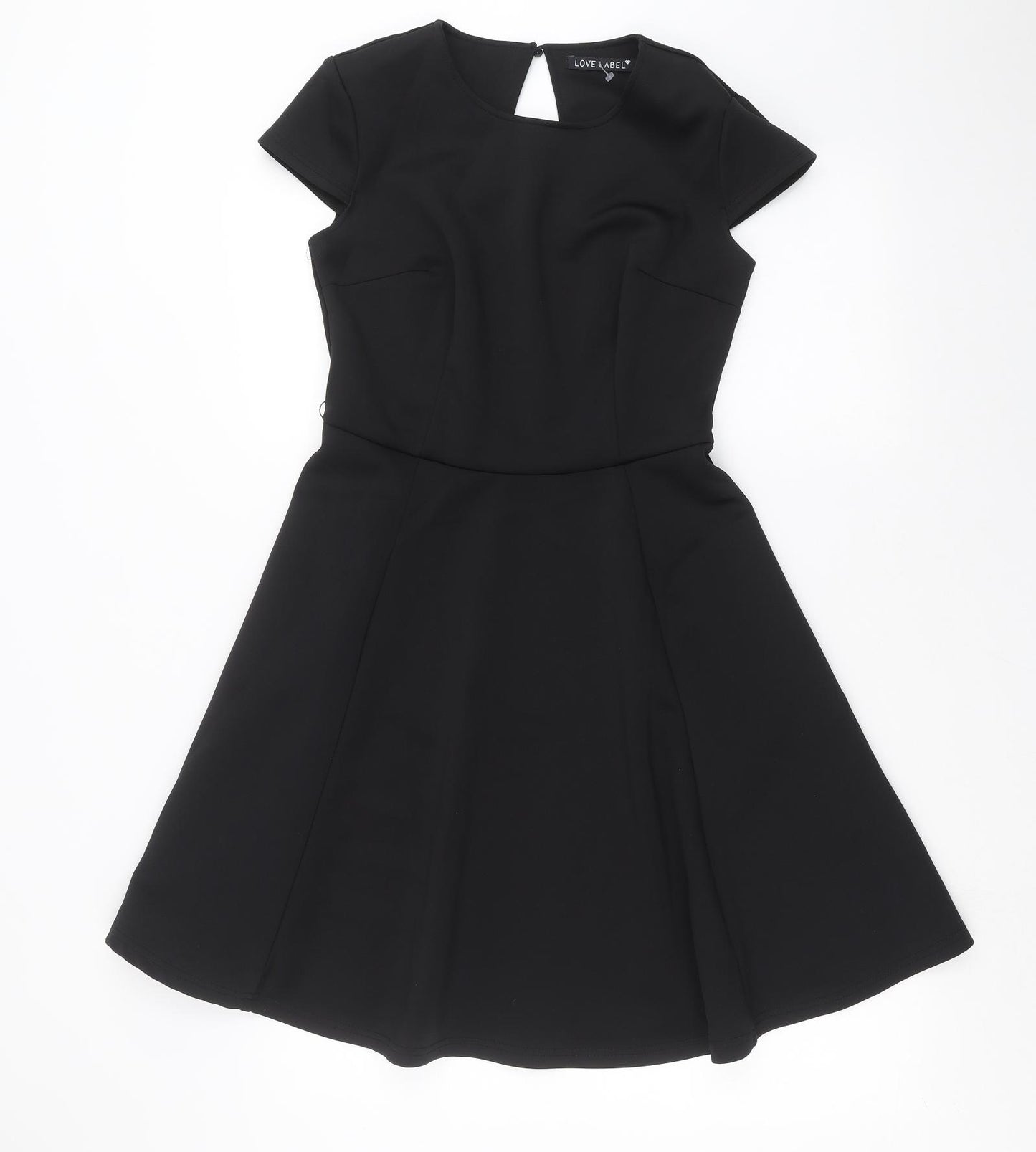 Love Label Womens Black   Fit & Flare  Size 10