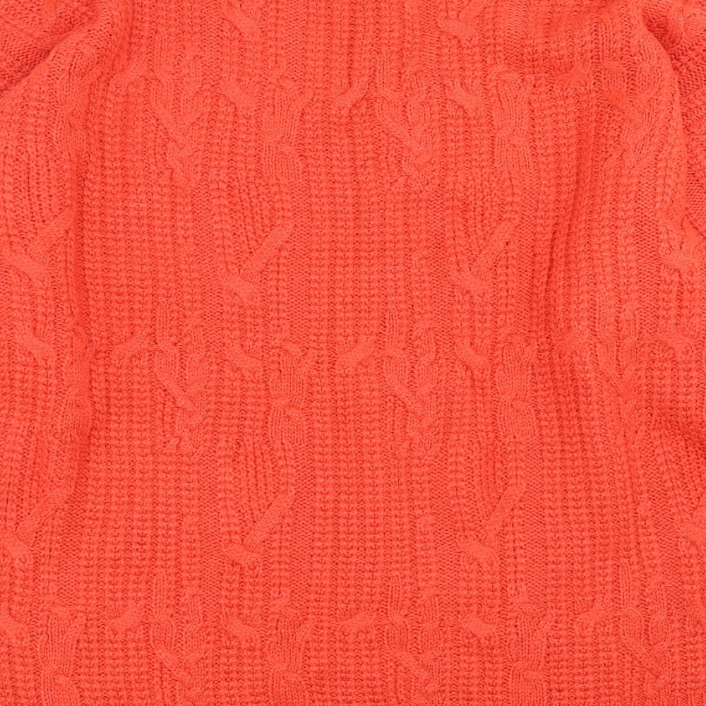 Terranova Womens Red  Knit Pullover Jumper Size M
