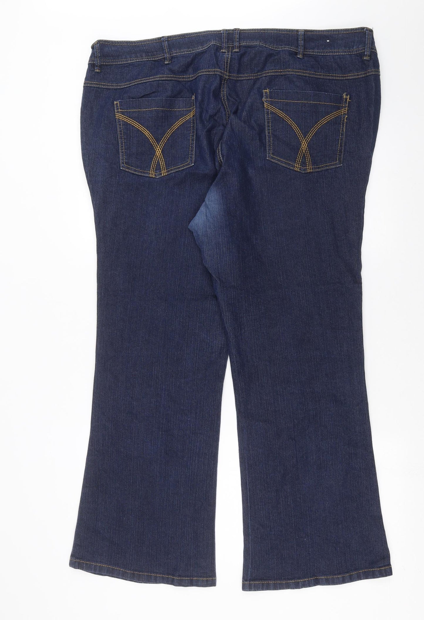 Arcadia Womens Blue  Denim Bootcut Jeans Size 20 L29 in
