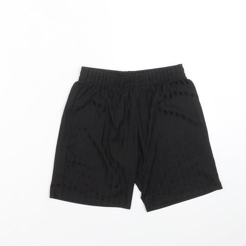 F&F Boys Black Striped  Sweat Shorts Size 7-8 Years - football shorts