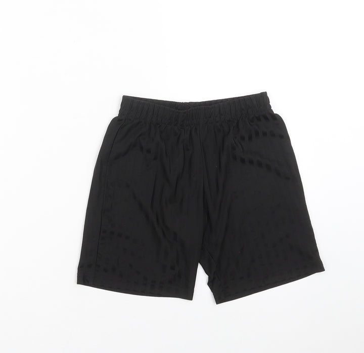 F&F Boys Black Striped  Sweat Shorts Size 7-8 Years - football shorts
