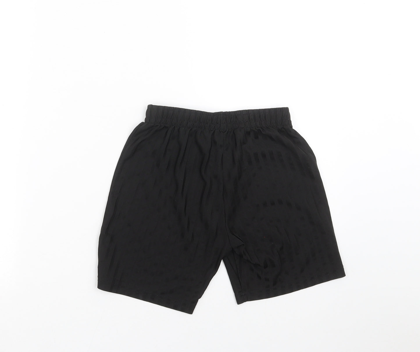 F&F Boys Black Striped  Sweat Shorts Size 7-8 Years - football shorts