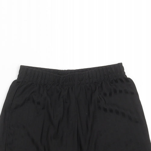 F&F Boys Black Striped  Sweat Shorts Size 7-8 Years - football shorts