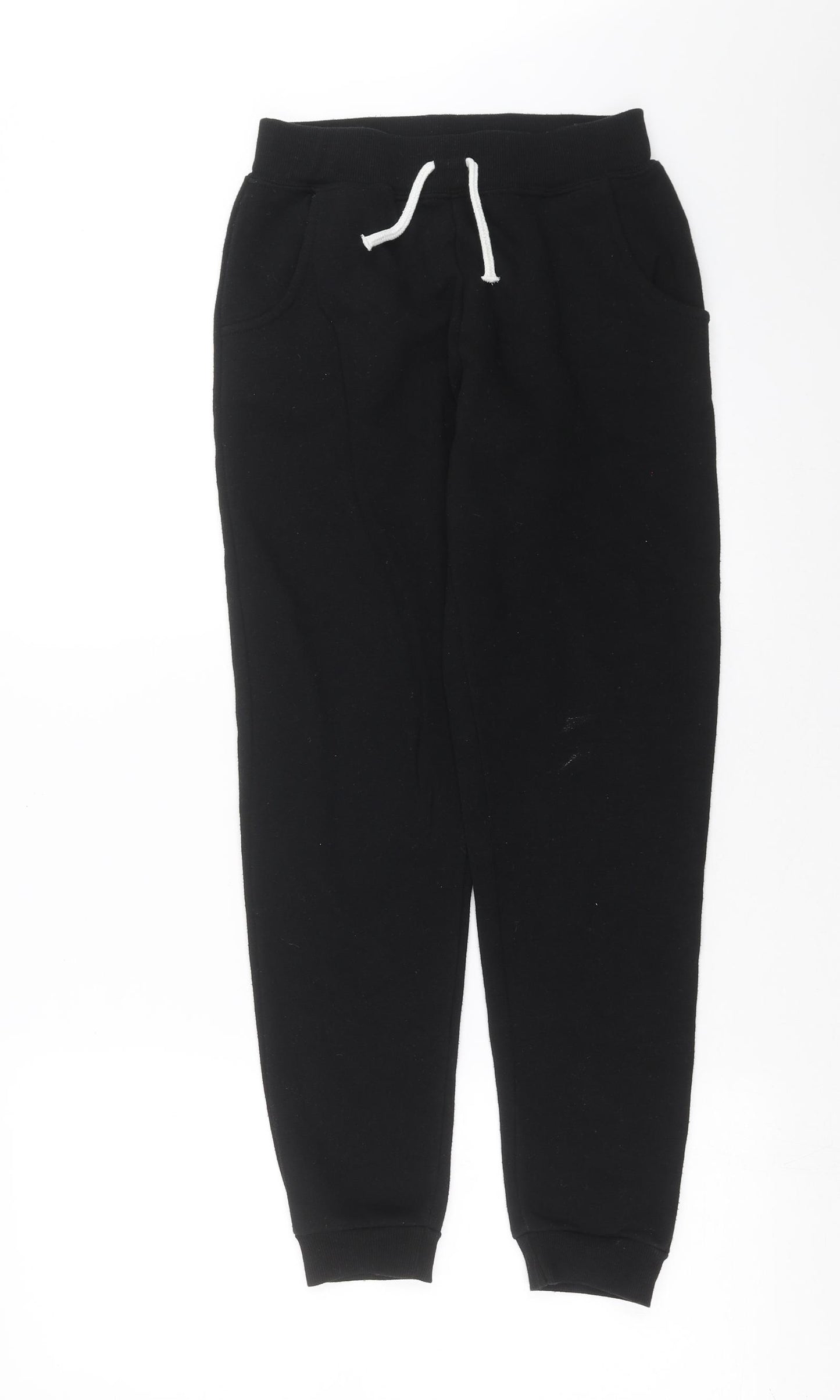 Primark Girls Black   Jogger Trousers Size 11-12 Years