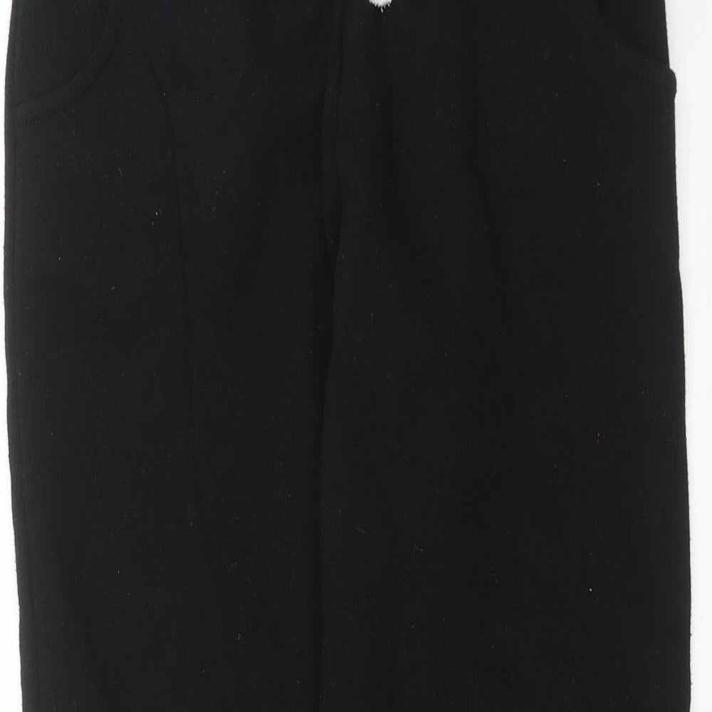 Primark Girls Black   Jogger Trousers Size 11-12 Years