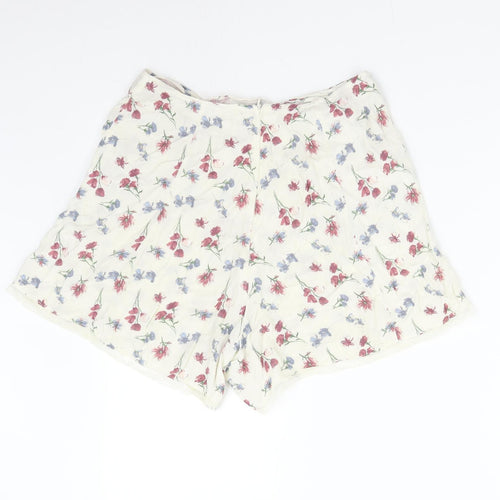 Pins & Needles Womens Beige Floral  Hot Pants Shorts Size S