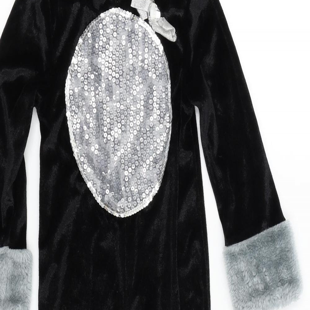TU Girls Black   Jumpsuit One-Piece Size 5-6 Years