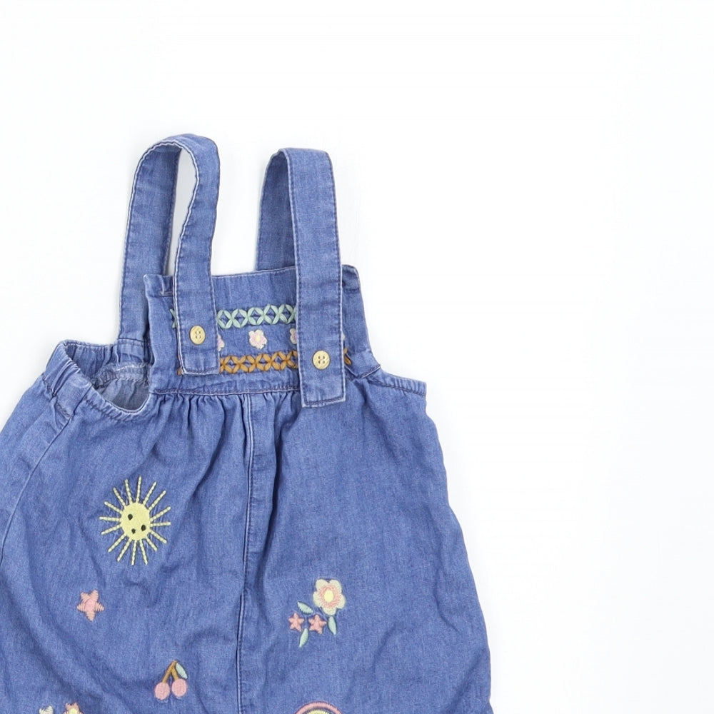 Nutmeg Baby Blue   Dungaree One-Piece Size 12-18 Months
