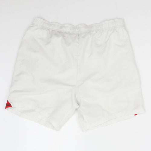 Umbro Mens White   Sweat Shorts Size M - England Three Lions