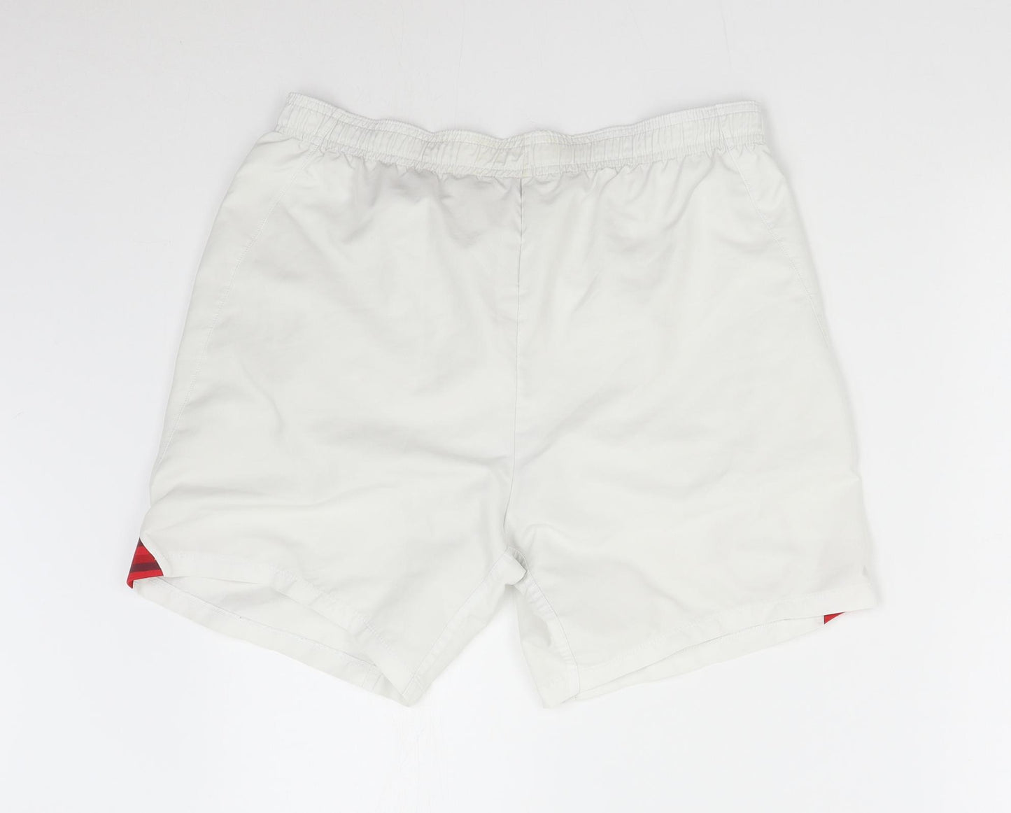 Umbro Mens White   Sweat Shorts Size M - England Three Lions
