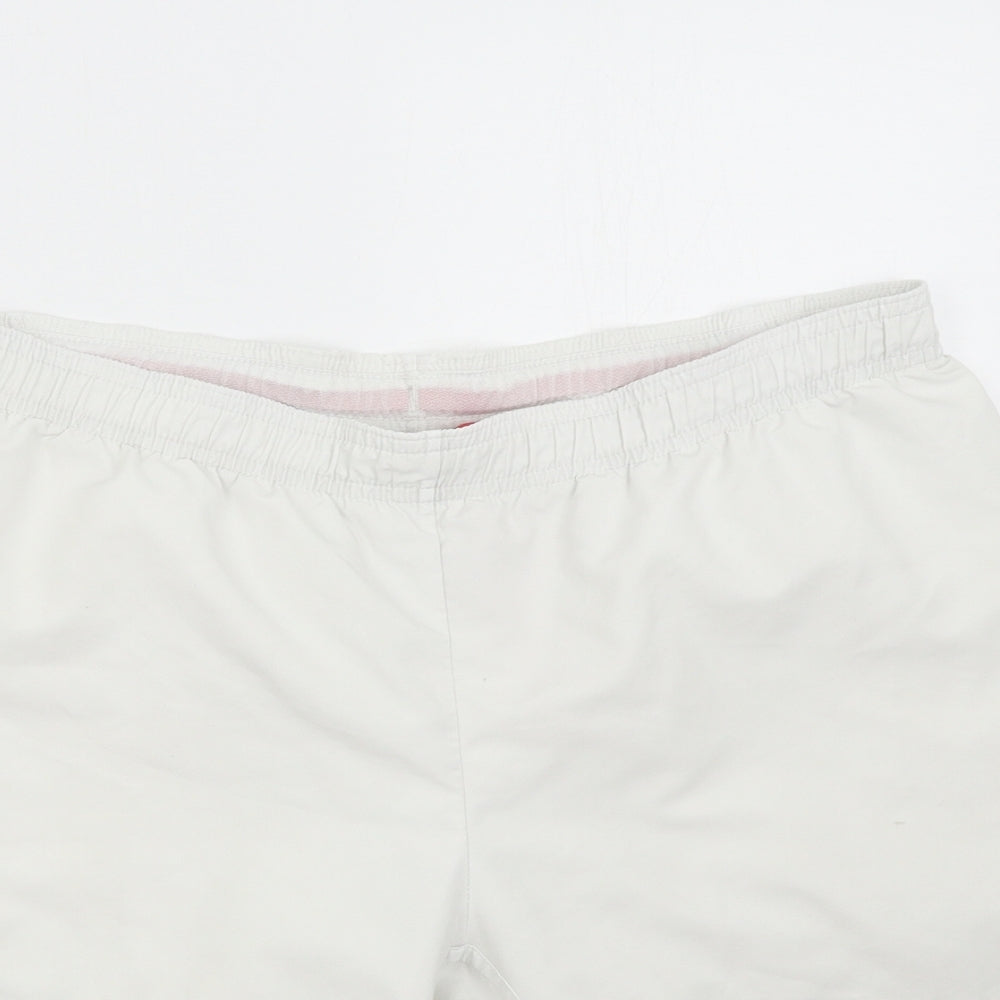 Umbro Mens White   Sweat Shorts Size M - England Three Lions