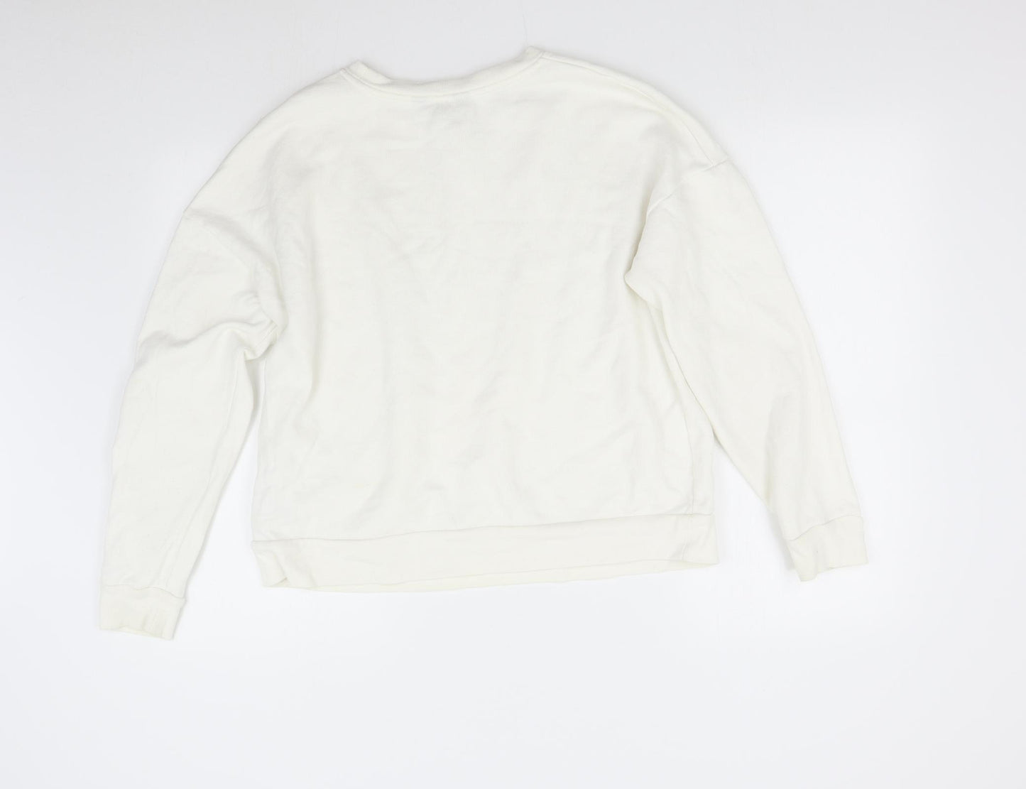 Dorothy Perkins Womens White   Pullover Sweatshirt Size 14