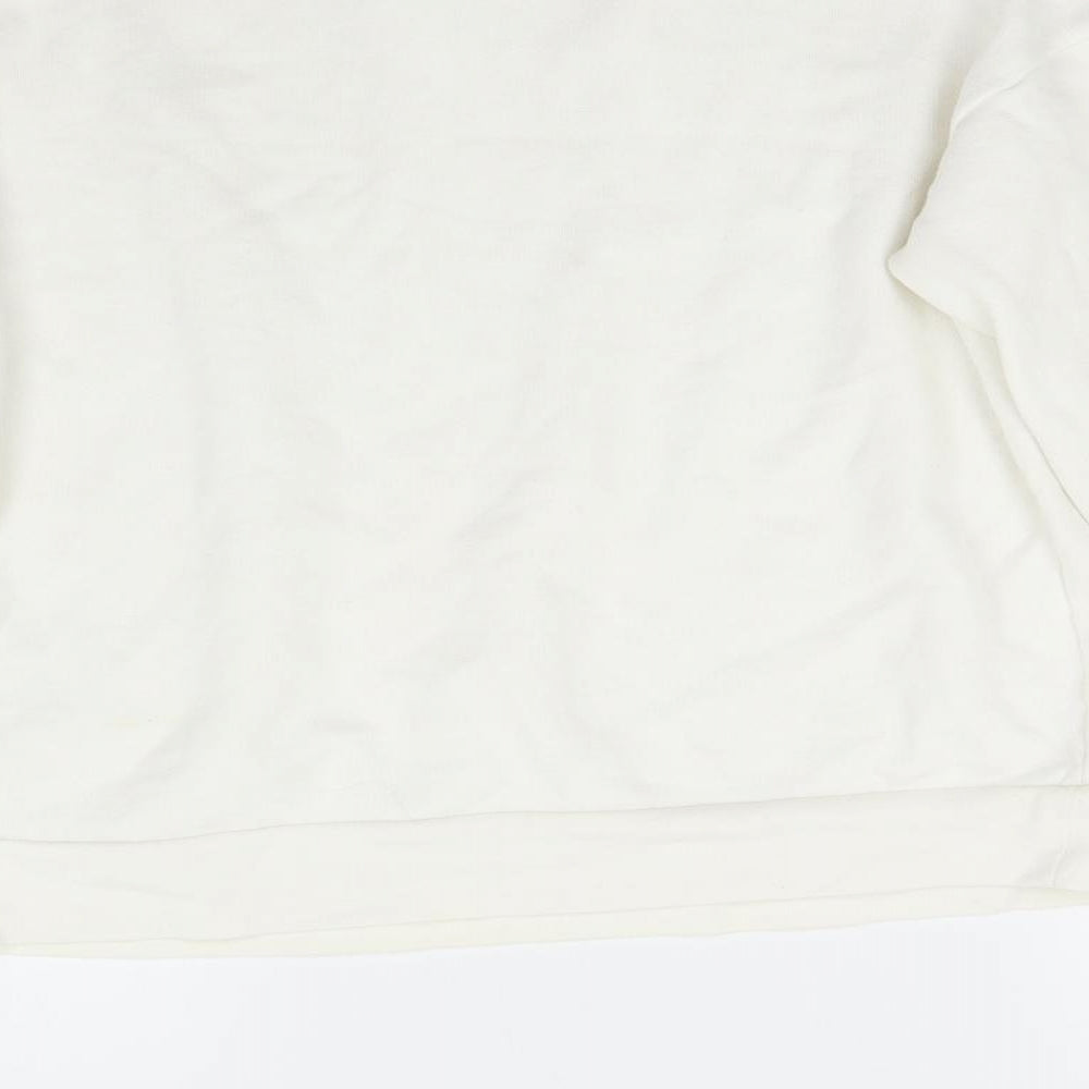 Dorothy Perkins Womens White   Pullover Sweatshirt Size 14