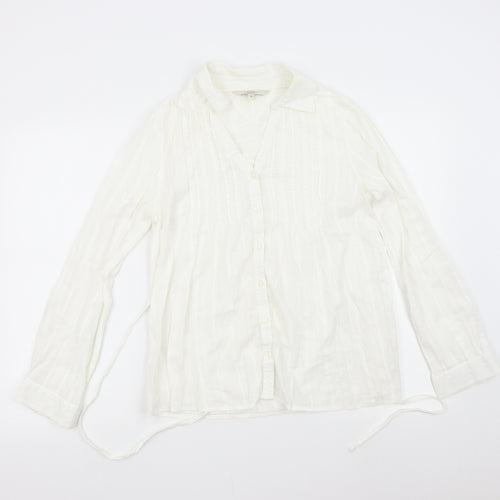 Debenhams Womens Ivory   Basic Button-Up Size 12