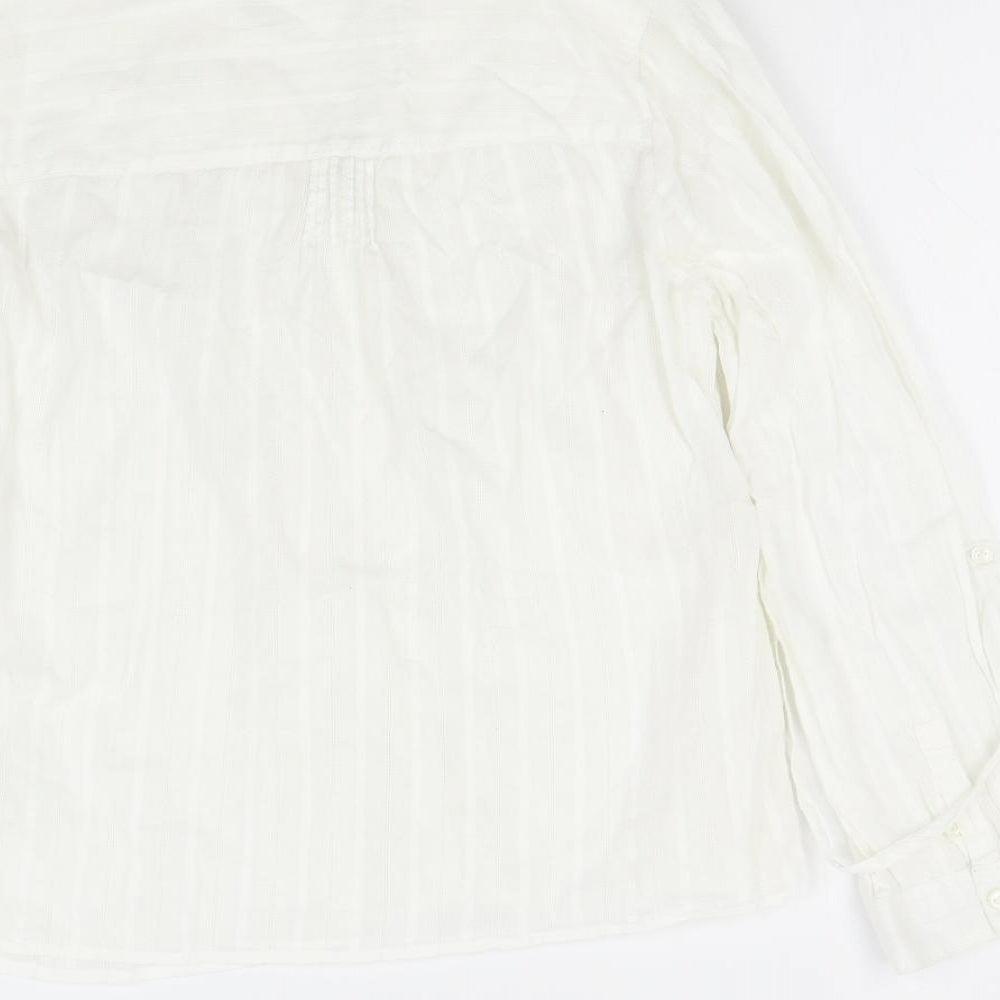 Debenhams Womens Ivory   Basic Button-Up Size 12