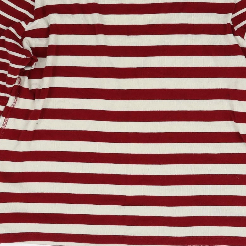NEXT Womens Red Striped  Pullover Jumper Size 14