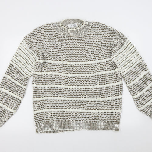 In the Style Womens Brown  Knit Pullover Jumper Size L