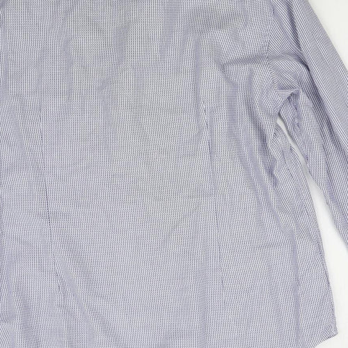 Burton Mens Blue Geometric   Button-Up Size L