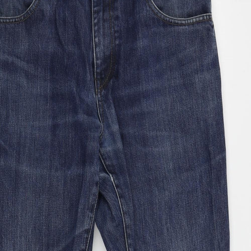 Jasper Conran Mens Blue  Denim Straight Jeans Size 36 L30 in