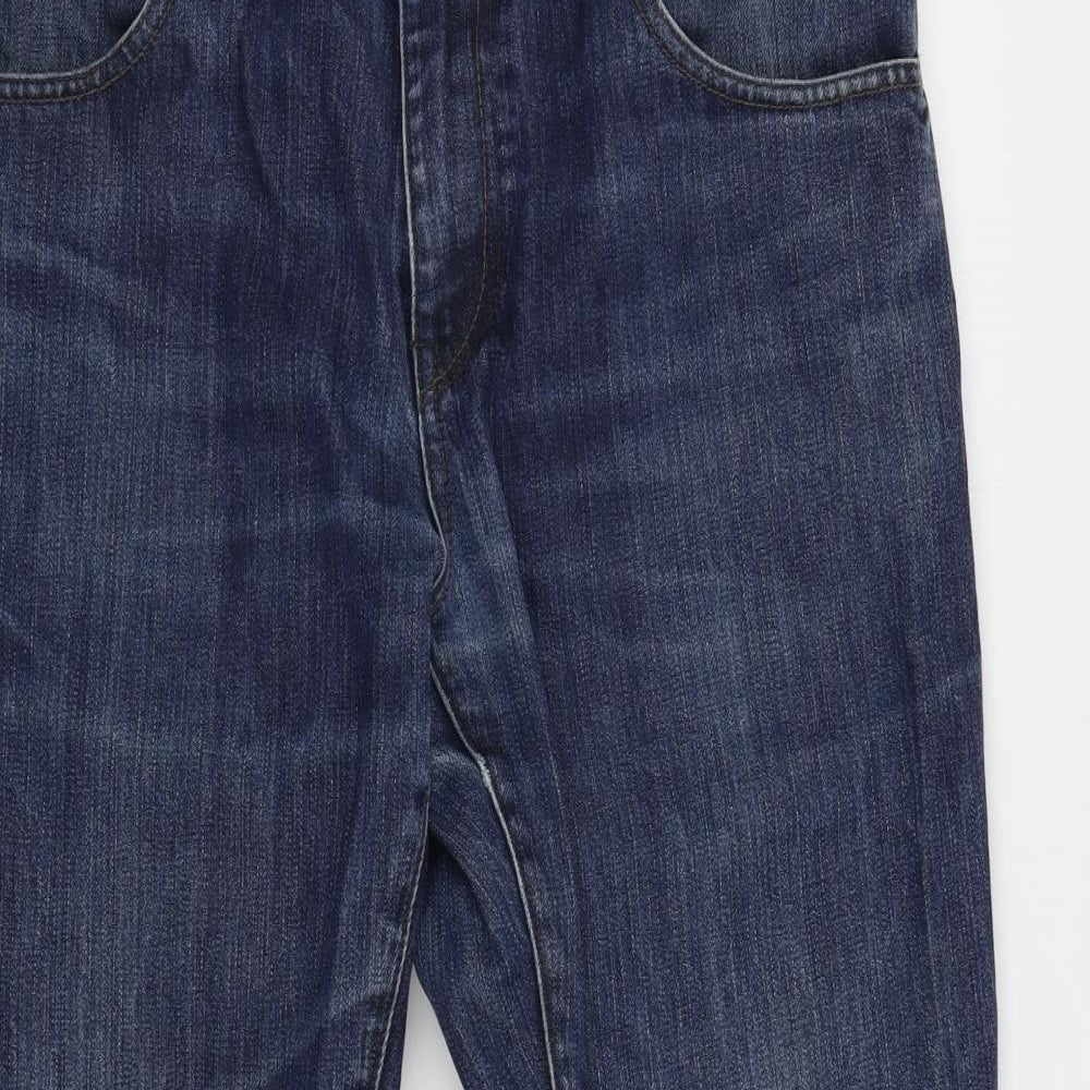 Jasper Conran Mens Blue  Denim Straight Jeans Size 36 L30 in