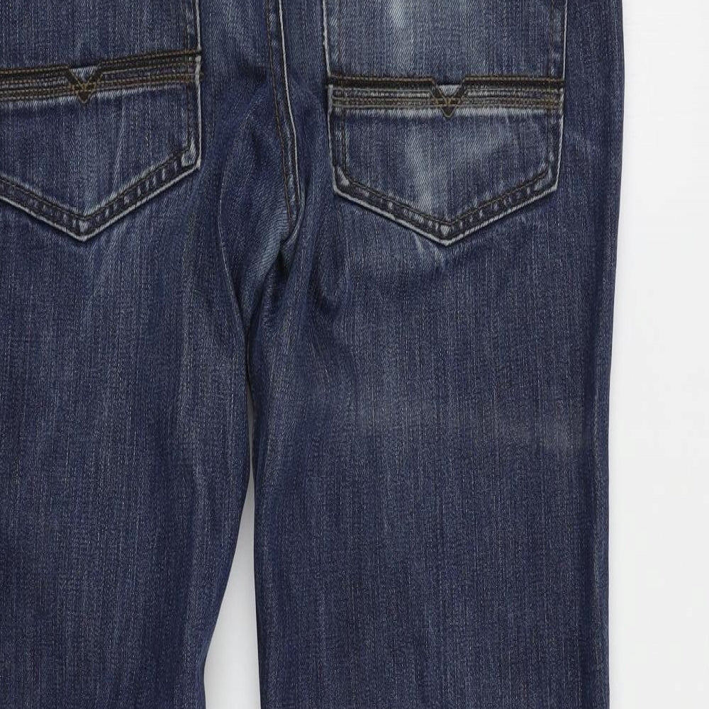 Jasper Conran Mens Blue  Denim Straight Jeans Size 36 L30 in