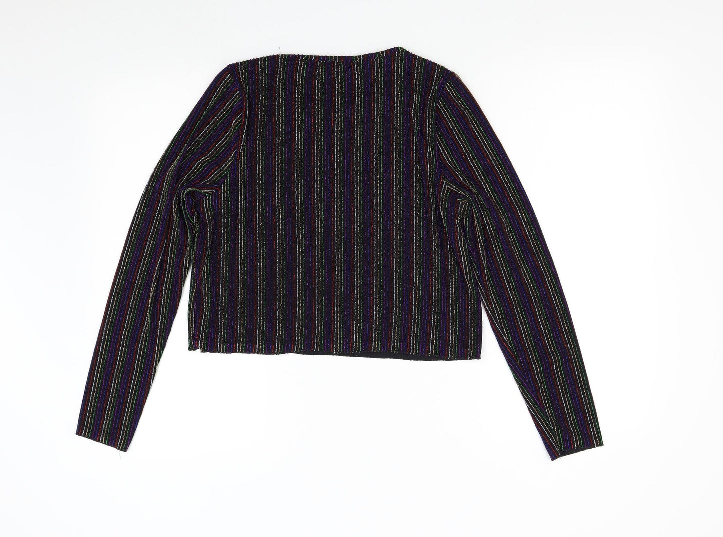Primark Womens Multicoloured Striped  Basic T-Shirt Size M