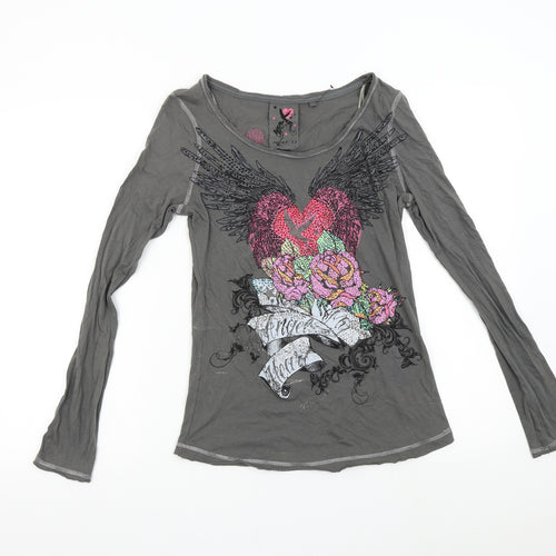 NEXT Womens Grey   Basic T-Shirt Size 12