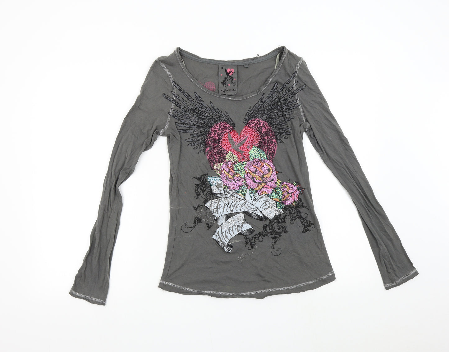 NEXT Womens Grey   Basic T-Shirt Size 12