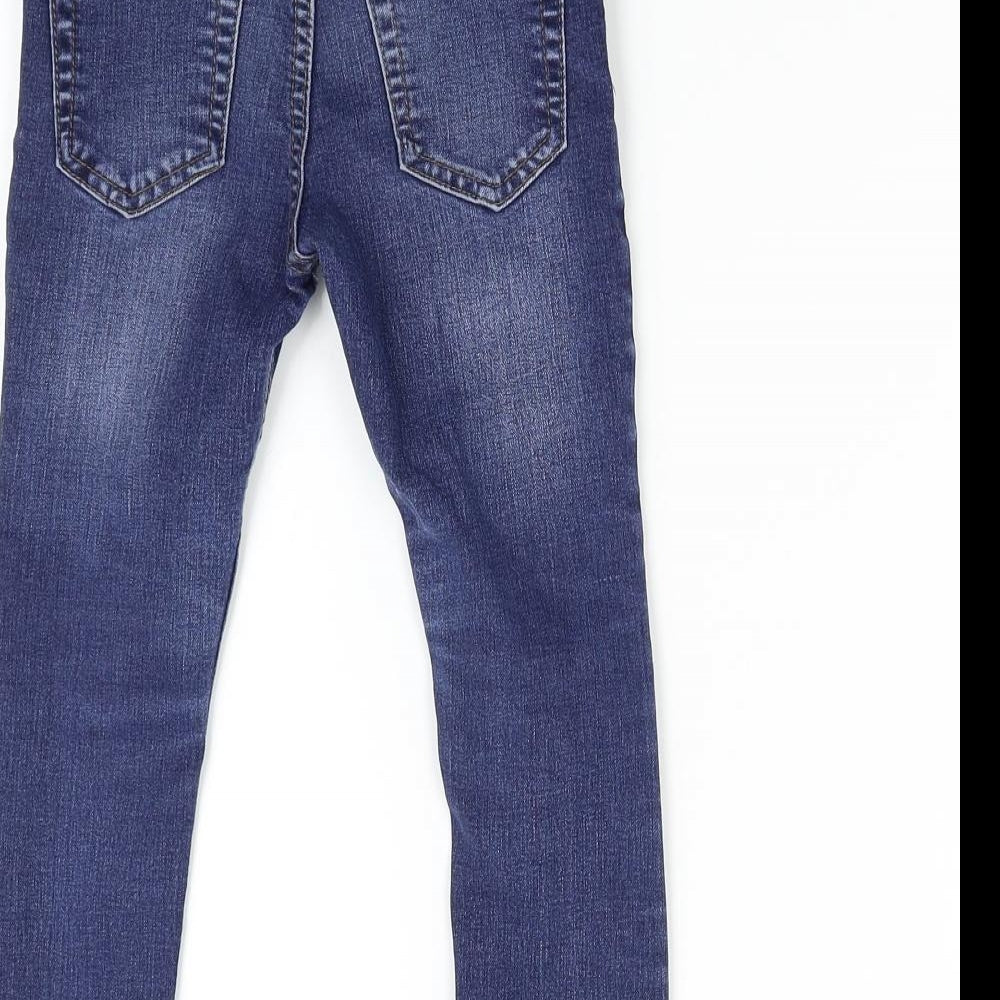 Primark Girls Blue  Denim Straight Jeans Size 4-5 Years