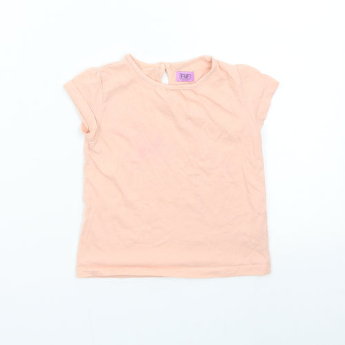 F&F Girls Pink   Basic T-Shirt Size 2-3 Years