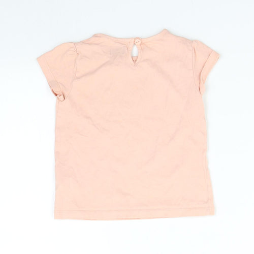 F&F Girls Pink   Basic T-Shirt Size 2-3 Years
