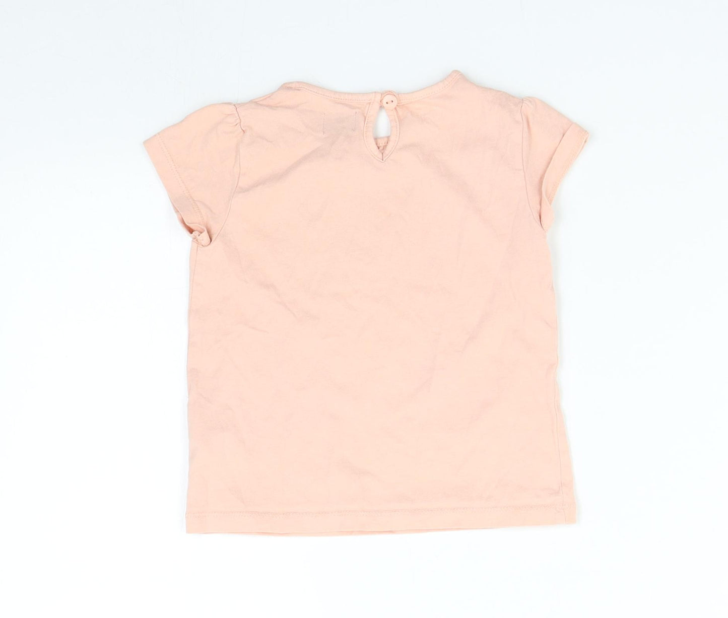 F&F Girls Pink   Basic T-Shirt Size 2-3 Years