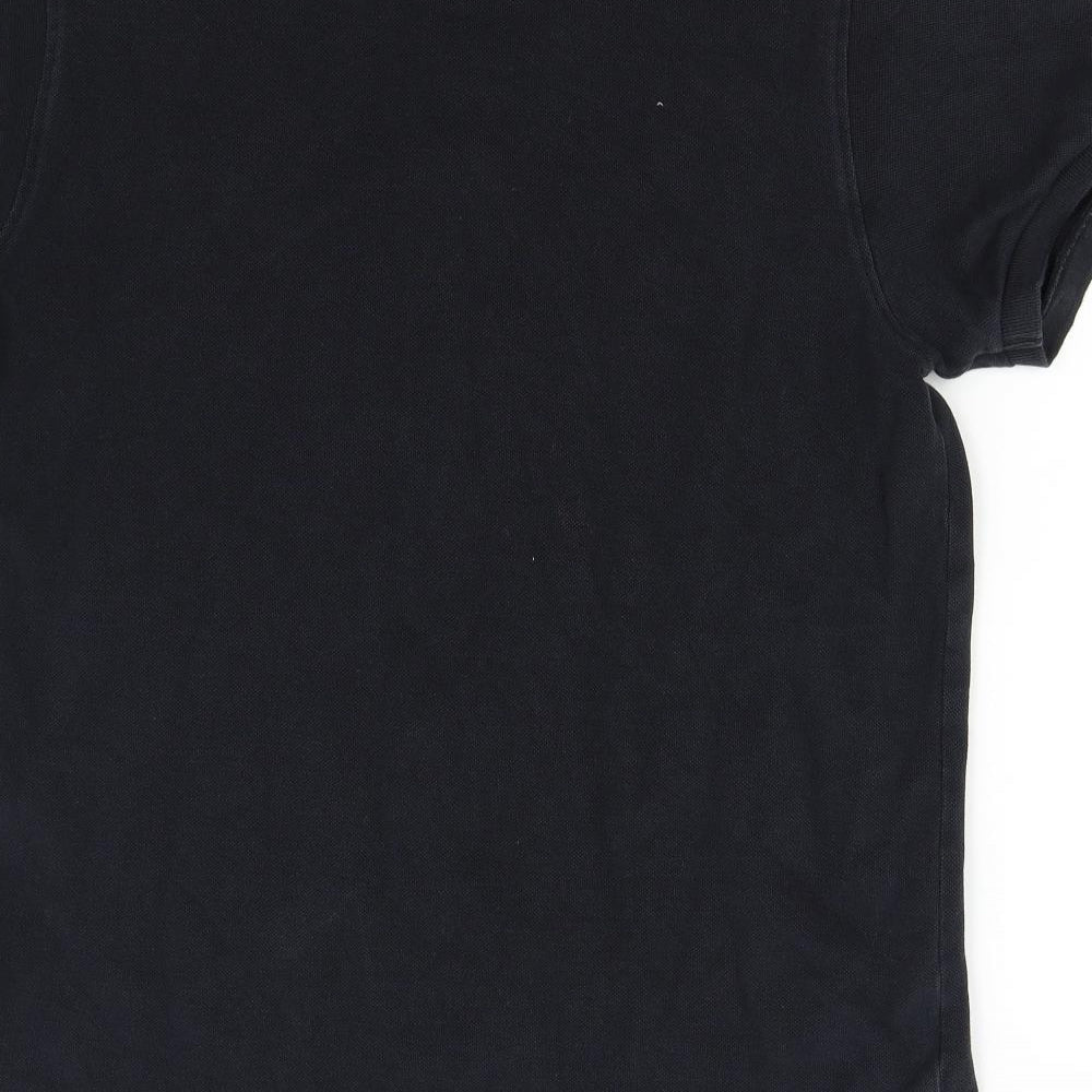 Industrialize Mens Black    Polo Size L