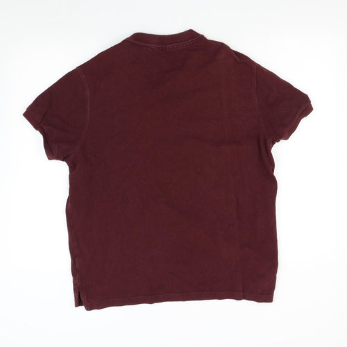 Industrialize Mens Red    Polo Size L