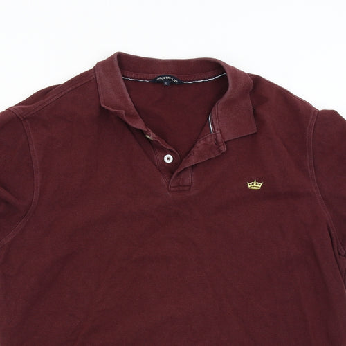 Industrialize Mens Red    Polo Size L