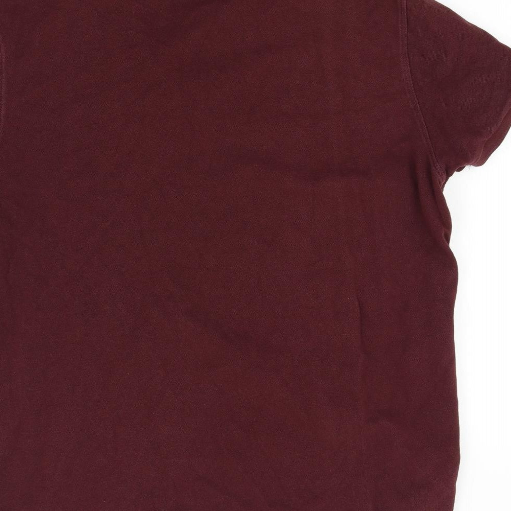 Industrialize Mens Red    Polo Size L