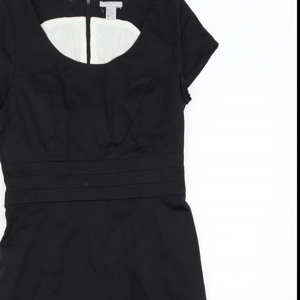 H&M Womens Black   Shift  Size 12
