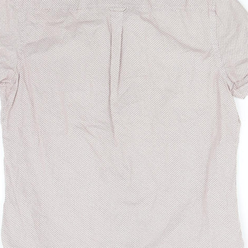 Burton Mens Red Geometric   Button-Up Size L