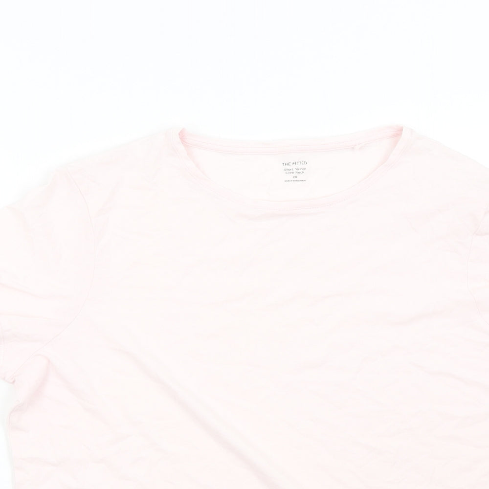 M&S Womens Pink   Basic T-Shirt Size 20
