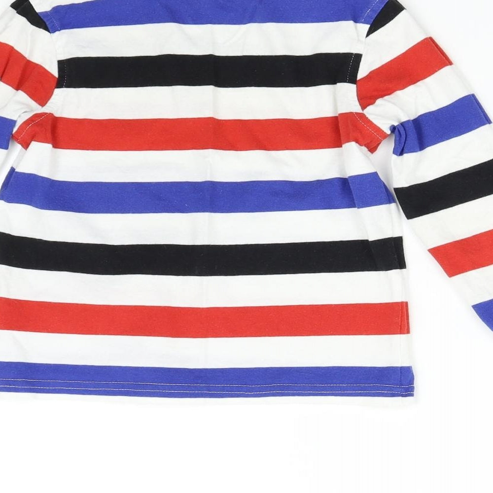 George Boys Multicoloured Striped  Basic T-Shirt Size 4-5 Years