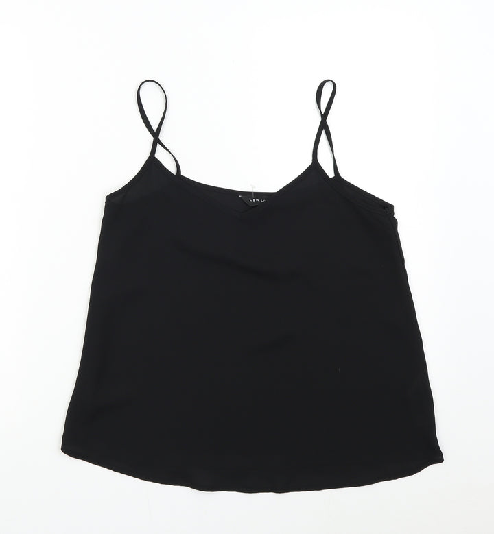 New Look Womens Black   Camisole Tank Size 10