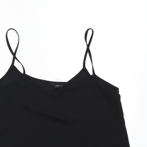 New Look Womens Black   Camisole Tank Size 10