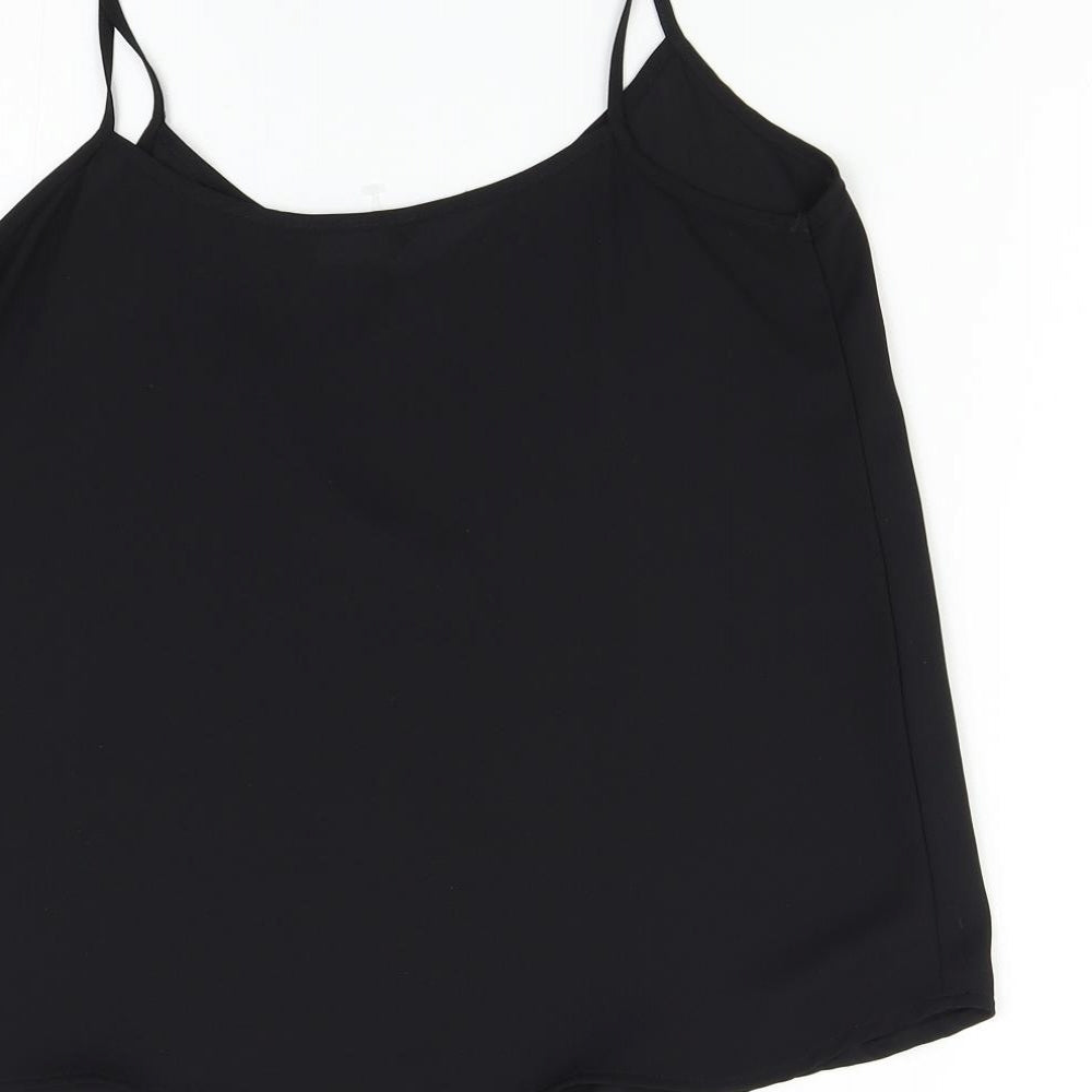 New Look Womens Black   Camisole Tank Size 10