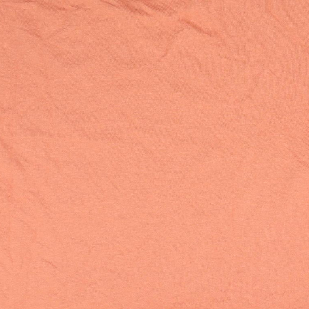 Zara Womens Orange   Pullover Sweatshirt Size M