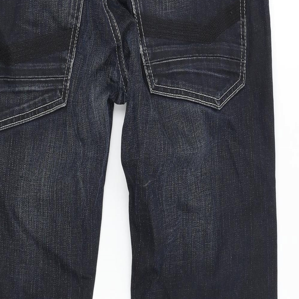 St. George Mens Blue  Denim Straight Jeans Size 32 L30 in