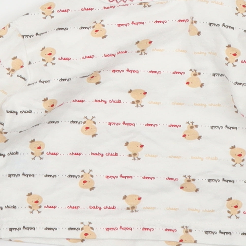 Zip Zap Baby White   Basic T-Shirt Size 0-3 Months