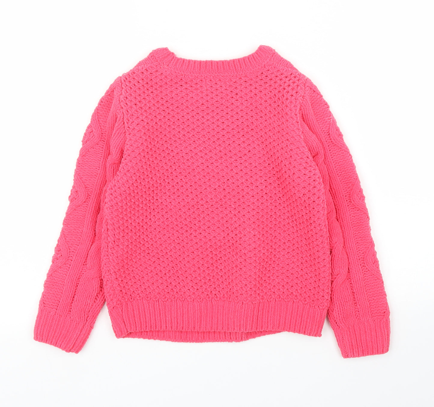 F&F Girls Pink   Pullover Jumper Size 4 Years