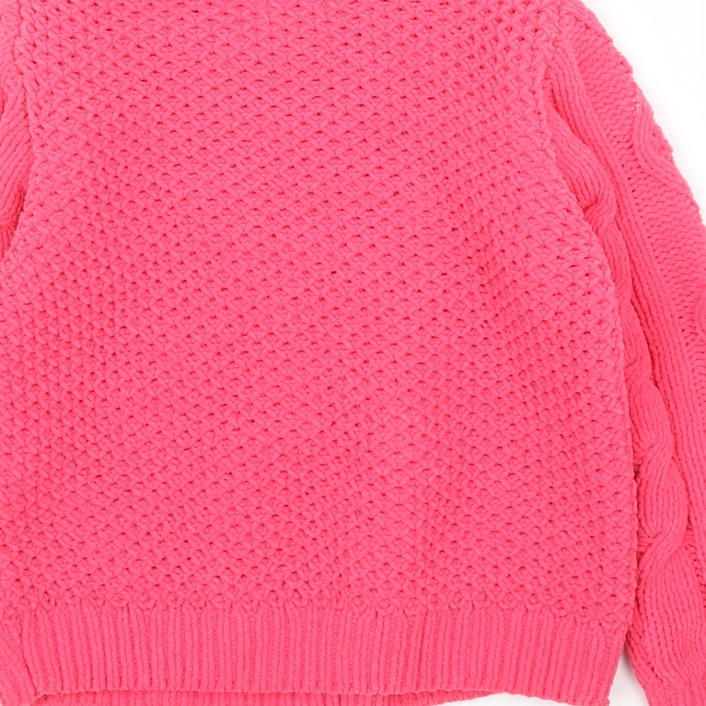 F&F Girls Pink   Pullover Jumper Size 4 Years